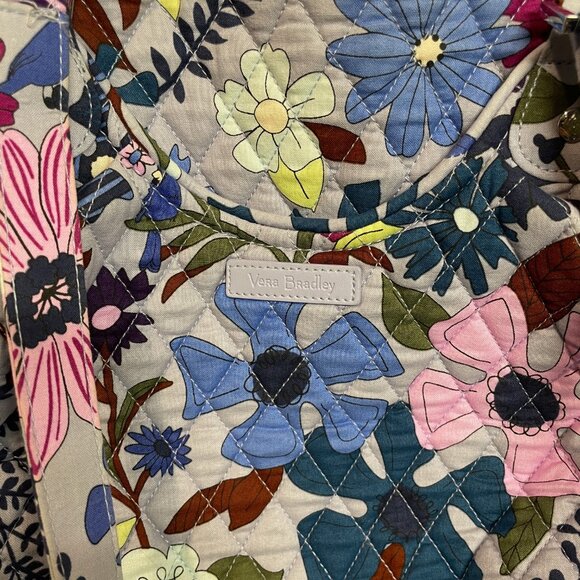 Vera Bradley Bengal Lily‎ Tote Bag & Wallet | Y2K Boho Chic Cottagecore Coquette - Picture 7 of 14